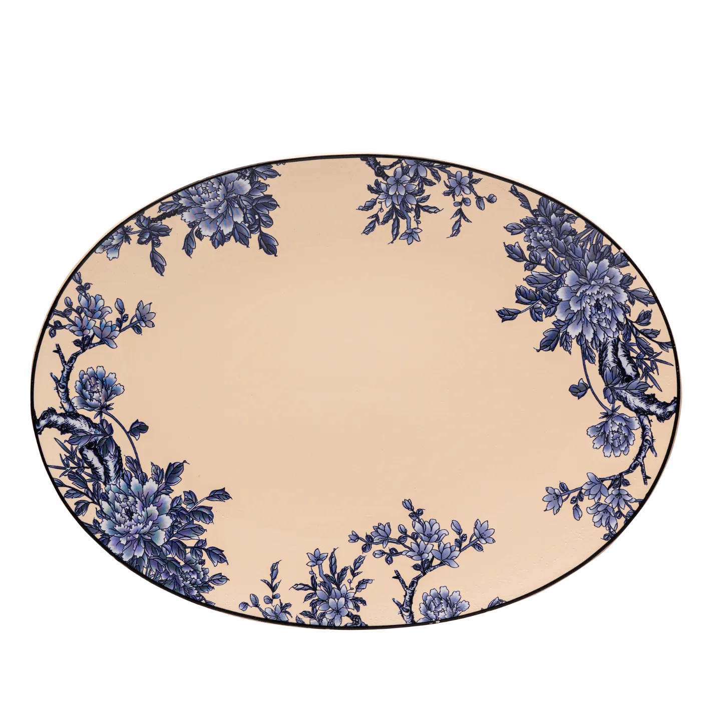 01-8.webp Blue Flax - Oval Platter - Image 1
