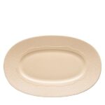 Duetto Beige – Oval Platter 41cm