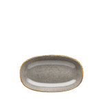 Latin Grey - Deep Oval Plate