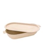 SHARE BEIGE - Oval Platter Lid