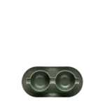 Wings Green - Double Cup&Saucer