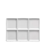 Divided Plate - 6 compartments